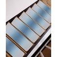 thumbnail image 3 of Light Blue Grey Ombre Stair Treads Non Slip Indoor for Wooden Steps, Modern Abstract Art Gradient 10 Pcs Stair Mats for Elders Dogs, 8 x 30 Inch Carpet Treads Runner Rugs for Staircase, 3 of 7