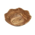 thumbnail image 6 of Gibson Home Sandhurst 3-Piece Acacia Wood Salad Bowl Set – 12-Inch Scalloped Serving Bowl with Wooden Salad Servers, 6 of 13