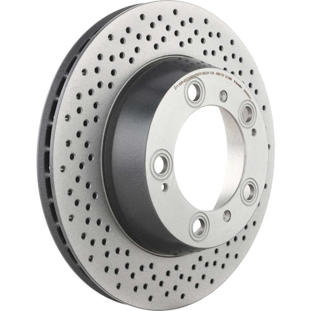 Brembo 09.8890.21 BRAKE ROTORS Fits select: 2000 PORSCHE BOXSTER, 2006-2011 PORSCHE CAYMAN S
