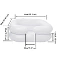 thumbnail image 2 of Indoor Outdoor Inflatable Shampoo Basin Double Layer Home Care Portable, 2 of 8