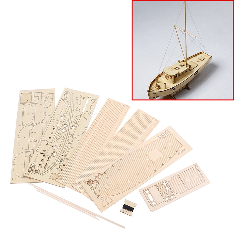 HAPYLY Scale DIY Hobby Wooden Ship Science Equipmen Assembly Model