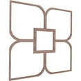 thumbnail image 3 of 78 3/4"W x 78 3/4"H x 3/8"T King Size Olivia Decorative Fretwork Wood Ceiling Panels, Walnut, 3 of 10