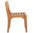 thumbnail image 5 of Safavieh Anna Wood Outdoor Dining Side Chairs - Set of 2, Natural, 5 of 12