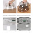 thumbnail image 4 of 1/3 Uds. Cubierta de sobras frescas a prueba de polvo, accesorios de cocina prácticos apilables, 4 of 8
