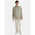 thumbnail image 2 of George Men's Fleece Knit Shirt Jacket with Long Sleeves, Sizes S-3XL, 2 of 5