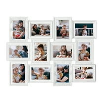 12 Opening Collage Photo Frame 6" x 4" Gallery Wall Hanging Picture Frame White