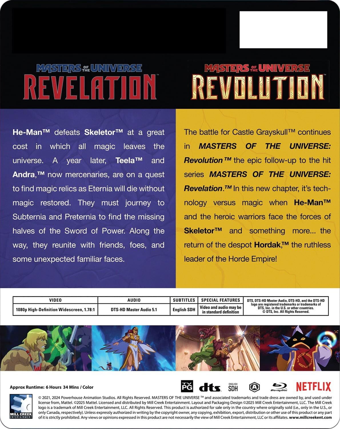 Masters Of The Univers: Revelation/Revolution (Blu-ray Steelbook)