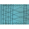 thumbnail image 1 of Ahgly Company Indoor Rectangle Oriental Light Blue Industrial Area Rugs, 7' x 9', 1 of 4