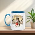 thumbnail image 2 of Happy New Year 2026 Schnauzer Santa Gnome Holiday Party Snow 11oz Accent Two-tone Mug Miniature Schnauzer Dog Lover Coffee Tea Cup - 13019, 2 of 5
