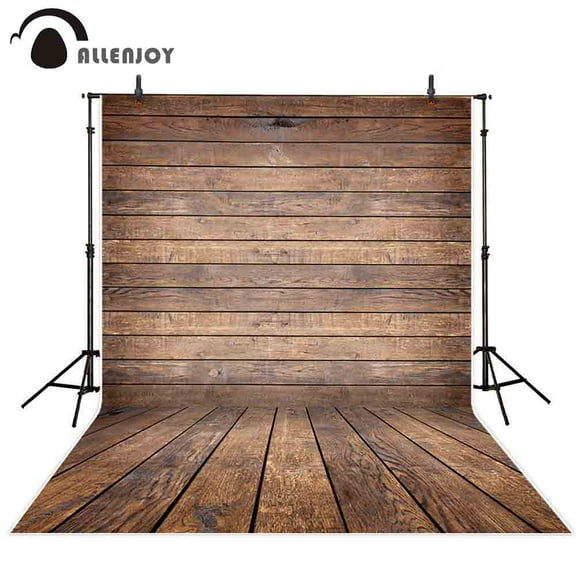Allenjoy Photography backdrops old wood board texture wall floor background child family photocall photobooth photo shoot props