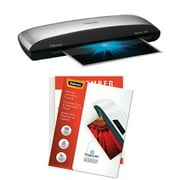 Fellowes Spectra 125 Laminator with 100 Letter-Size 5mil ImageLast Jam Free Laminating Pouches