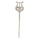 thumbnail image 1 of Atril para partituras Bling Bling Soporte de Marcha plateado ligero y portátil, 1 of 12