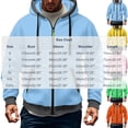 thumbnail image 2 of Xdegoge Full Zip Hooded Sweatshirts for Men Color Block Lightweight Athletic Jackets Casual Long Sleeve Activewear Gym Workout Track Tops with Pockets, 2 of 4