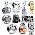 thumbnail image 2 of Star Wars Grogu Charms para Pulseras Pandora Charm plateadas en plata Cuentas Regalo Diy Joyería, 2 of 4