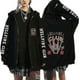 thumbnail image 1 of stranger things anime zip-up hoodie long sleeve casual oversized sweatshirt L, 1 of 2