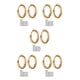 thumbnail image 1 of Guardurnaity Pequeños pendientes de aro de plata Tecnología de galvanoplastia Durabilidad brillante Aros de moda Regalos Accesorios de joyería Type2 NO2, 1 of 6