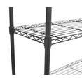 thumbnail image 3 of Internet's Best 4-Tier Wire Shelving - Flat Black, 3 of 7