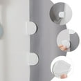 thumbnail image 2 of 8 Pcs Shower Curtain Clip Bathroom Clips for Side of White Window Curtains Rod Weights, 2 of 6