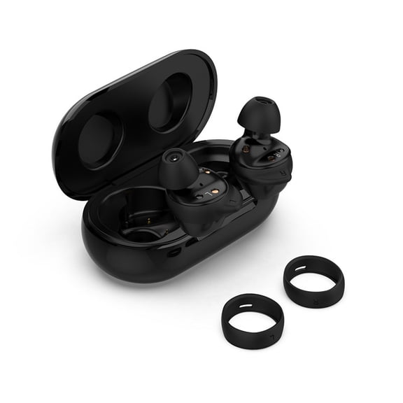 OULII Soft Silicone Ear Tips Earphone Cover Set Black Durable 1Pcs for Daily Use