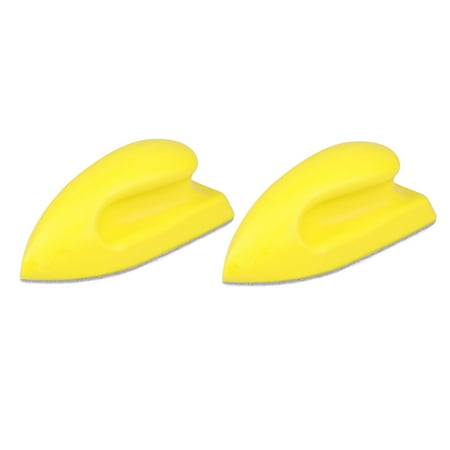 

FRCOLOR 2pcs Leather Seat Brush Nanometer Cleaning Brush for Car Upholstery Interior Furniture(Yellow)