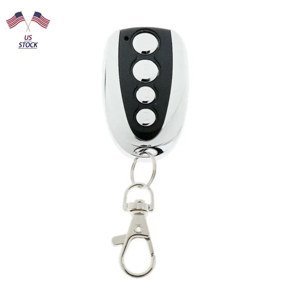 4 Buttons 433Mhz Gate Garage Door Open Remote Control Fob With Led Indicator W
