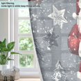 thumbnail image 4 of Yayeee Window Curtains Light Filtering 63"x52" Grommet Panel Pair Home Living Room Decor, Christmas Santa, 4 of 7