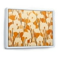 thumbnail image 3 of Designart "Minimalist Marigold Petal Pattern" Extra Large Floral Framed Wall Art - Traditional Yellow Marigold Entryway Framed Wall Art, 3 of 7