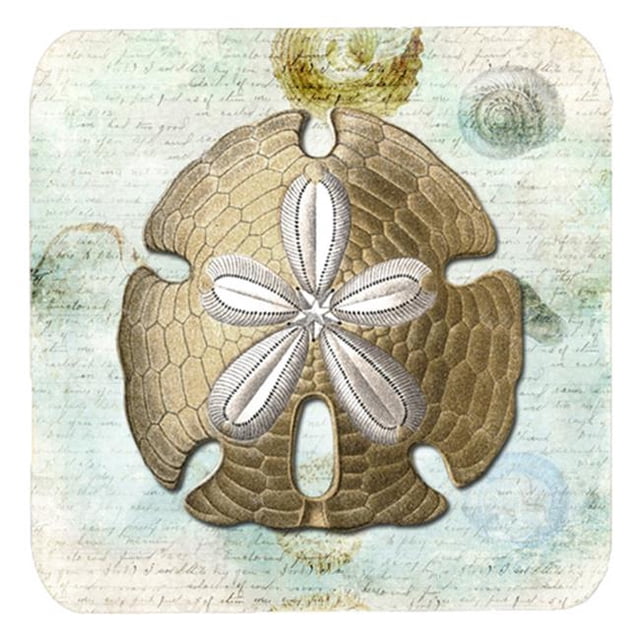 Carolines Treasures SB3025FC Sand Dollar Foam Coasters - Set Of 4- 3.5 x 3.5 In.