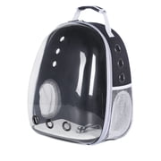 <p>Cat Backpack Carrier, Reinforced Handle Multifunction Side Elastic Mesh Pocket Pet Carrier Backpack Transparent Window  For Hiking For Dogs</p>