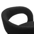 thumbnail image 6 of Modway Pinnacle Boucle Upholstered Dining Chair Set of Two in Black, 6 of 10