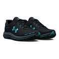 thumbnail image 1 of Under Armour Chaussure de Course pour Homme Charged Assert 10, (003) Noir/noir/bleu Surf, 9, 1 of 4