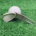 thumbnail image 4 of Golf Divot Repair Tool Pitch Groove Cleaner Golf Pitchfork Putting Vert Fork Golf Training Aids, 4 of 5