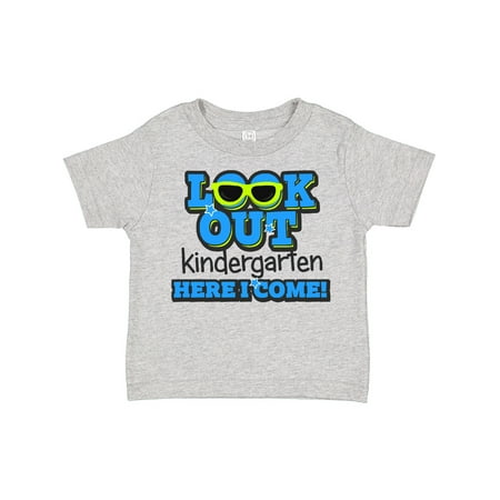 

Inktastic Look out Kindergarten Here I Come Gift Toddler Boy Girl T-Shirt