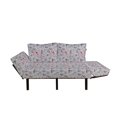 thumbnail image 2 of Paris Futon Couch, France Themed Image with French Flag Dogs Eiffel Tower Croissant Vintage City of Love, Daybed with Metal Frame Upholstered Sofa for Living Dorm, Loveseat, Multicolor, by Ambesonne, 2 of 4