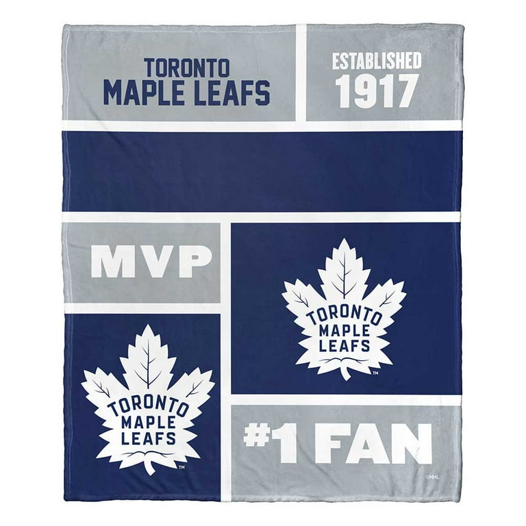 Toronto Maple Leafs NHL Colorblock Personalized Silk Touch Throw