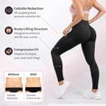 thumbnail image 4 of Anti Cellulite Leggings for Women – 3D Compression Butt Lifting Resistance Band Leggings,High Waist Workout Leggings for Yoga, 4 of 7