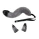 thumbnail image 4 of Traje de juego de cosplay Zulema Felpa Animal Gris, 4 of 7