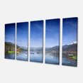 thumbnail image 2 of Bateaux dans le Lac Pokhara - Art Mural Moderne sur Toile, 2 of 3
