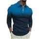 thumbnail image 1 of Suéteres de Manga Corta de los Hombres Top de Solapa / Camisa Diseño Deportivo Casual, Tela Suave Transpirable para el Uso Diario Al Aire Libre de Invierno, 1 of 5