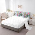 thumbnail image 5 of Manfei Cartoon Pike Fish Twin Bedding, Farmhouse Fishing Lover Bedding Comforter Set, Teal Gray, Reversible, 7-Piece, 5 of 6
