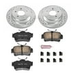 thumbnail image 3 of PowerStop Rear Z23 Evolution Sport Carbon-Fiber Ceramic Brake Pad and Drilled & Slotted Rotor Kit Fits: FORD Select Models K1306, 3 of 10