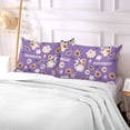 thumbnail image 7 of GZHJMY Halloween Pillowcase Plush Pillowcase for Hair and Skin, Soft Standard Size Pillow Cases Zippered Queen Pillow Case Set of 1-20x40in Home Decor, 7 of 7