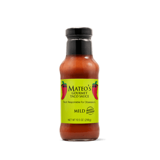 Mateo's Gourmet Salsa 16oz Glass Jar (Pack of 3) Select Heat Level Below  (Mild)