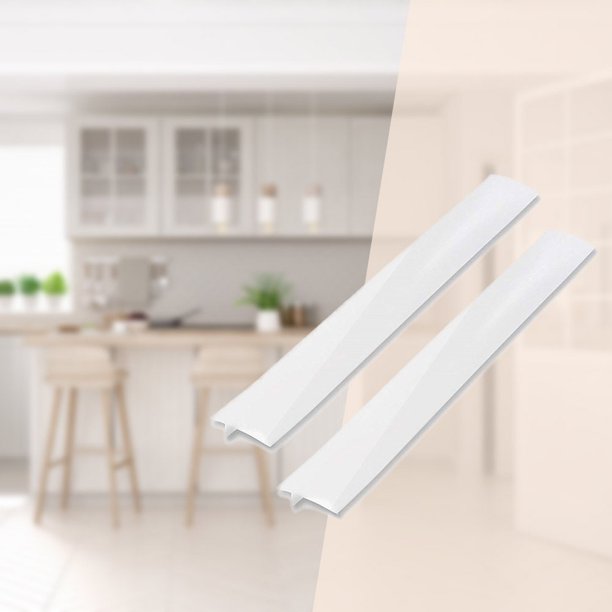 2 uds. Cubierta de hueco para encimera de estufa, protector de silicona suave, sello para derrames, relleno de hendidura en forma de T