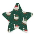 thumbnail image 2 of Star Night Light Auto On/Off Plug-in Wall Light with Light Sensor Warm White LED for Home Party White Goose Carrying Christmas Gift, 2 of 6
