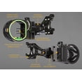 thumbnail image 7 of Trophy Ridge Joker 3-Pin Sight with Fiber Optic Pins, Reversible Sight Mount, and Multiple Mounting Holes, 7 of 7