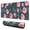 Pioneer Flower Floral-3, variant on Long Mouse Pads for Desk,Pioneer Flower Floral Print Pattern Desk Mats on Top Of Desks, Desk Mouse Pad Extra Large with 3mm Non-Slip Base and Stitched Edge for Gaming,Office,Work,Home 31.5"x11.8"