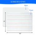 thumbnail image 2 of Whiteboard Ultimate Stationery de borrado en seco, tamaño pequeño, paquete de 4 unidades con rotuladores, 2 of 6