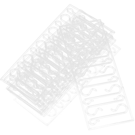 STRANDCHIC Xmas Ornament Hanging Hooks Stable Performance Plastic 100Pcs