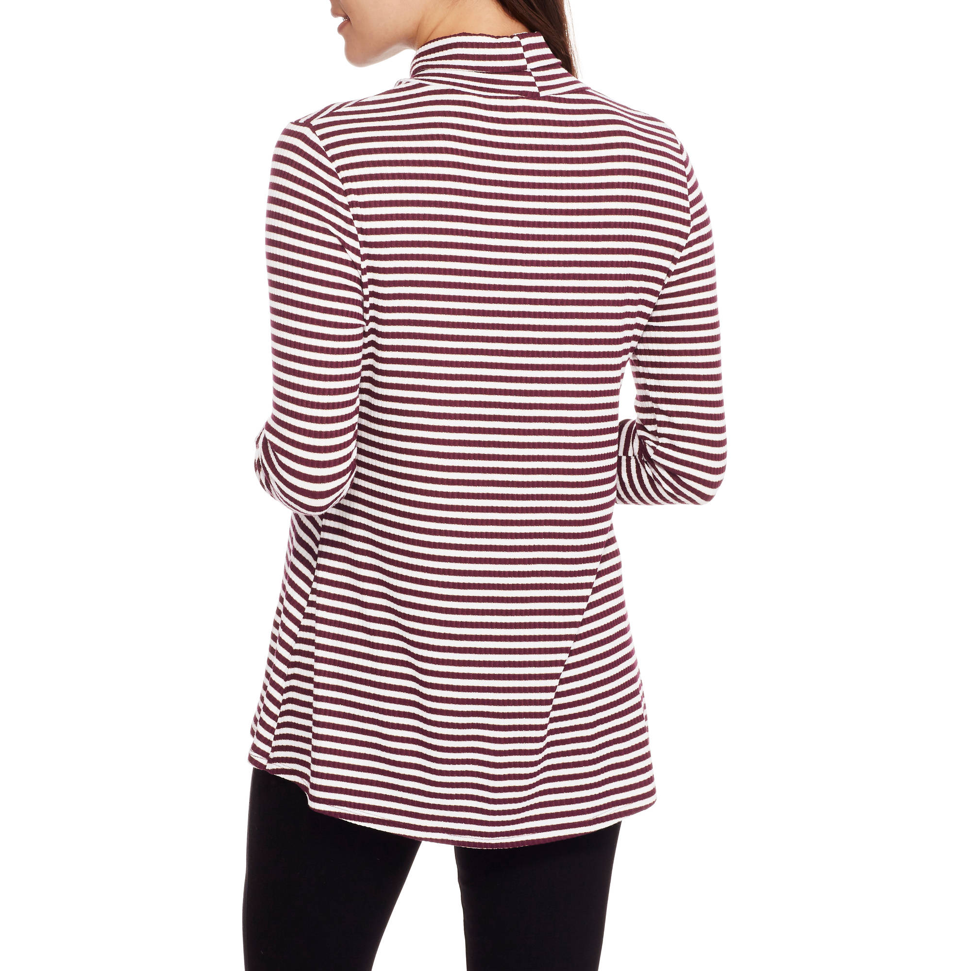mock neck swing top